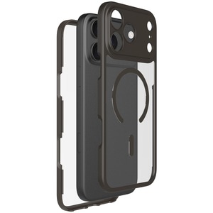COQUE 360 MAGSAFE VERRE TREMPE IPHONE 17 PRO Transparent