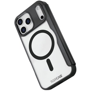FOLIO MAGSAFE 2M IPHONE 17 PRO MAX Noir / Transparent