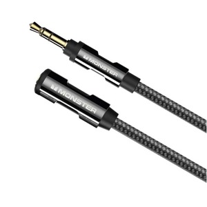 Câble audio MONSTER ESSENTIALS JACK 3.5M M/F 1.5M Noir