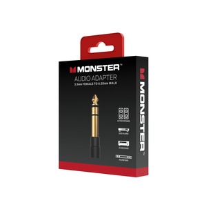 ESSENTIALS ADAPTATEUR JACK 3,5MM FEMELLE VERS 6,5MM MALE Noir