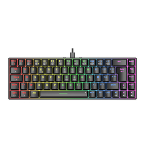 AKUMA |CLAVIER GAMING MEKA T01 MECANIQUE 60% SWITCH ROUGE Noir