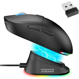 SOURIS SANS FIL GAMING AVEC BASE OTAKU M06WL 7200 DPI RGB NOIR Noir