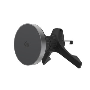 TIGER POWER SUPPORT VOITURE CHARGEUR QI2 25W GRILLE D'AERATION Gris