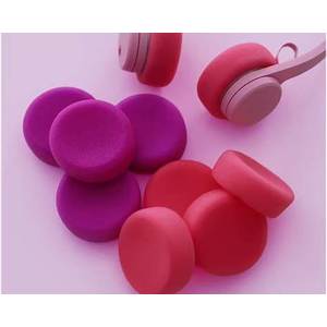 COUSSINETS RECHANGE X4 POUR CASQUE FREESTYLE Rose / Violet