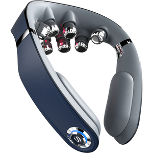 Masseur de cou pliable SKG G7 PRO-FOLD avec fonction chauffante douce Bleu