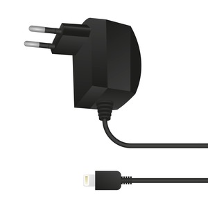 Chargeur secteur Lightning MFI 1A Noir