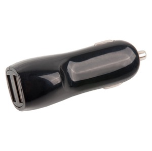 Chargeur de voiture Spring USB/USB 3,4A Noir