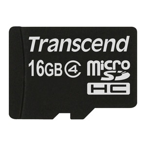 Carte mémoire MicroSD 16Go classe 4 TS16GUSDC4