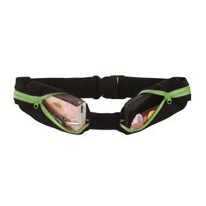 Ceinture de sport universel double poche Xtens Vert