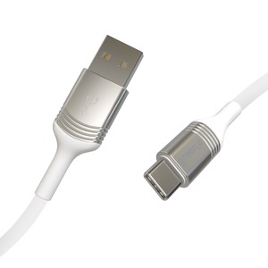 greene câble type c usb a avec attache 1,2 blanc Blanc