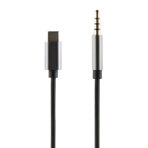 Cable audio type-C vers jack 3,5mm male Noir