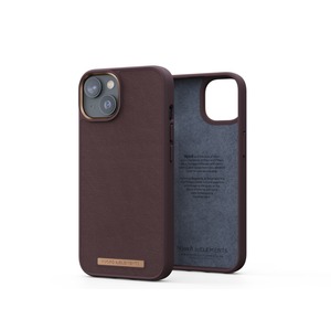 COQUE CUIR VERITABLE IPHONE 14 NJORD Marron