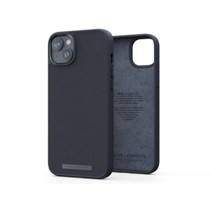 COQUE CUIR VERITABLE IPHONE 14 MAX NJORD Noir