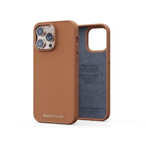 COQUE CUIR VERITABLE IPHONE 14 PRO MAX NJORD Cognac