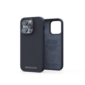 COQUE CUIR VERITABLE IPHONE 14 PRO NJORD Noir