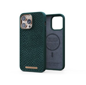 COQUE MAGSAFE CUIR DE SAUMON IPHONE 14 PRO MAX NJORD Vert