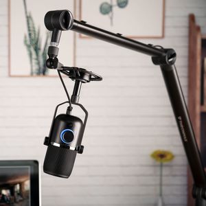 SUPPORT METAL ANTI-VIBRATIONS P2 POUR MICROPHONE THRONMAX Noir