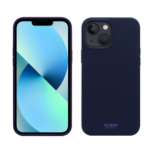 COQUE SMOOTHIE RECYCLE SO SEVEN IPHONE 13  Bleue