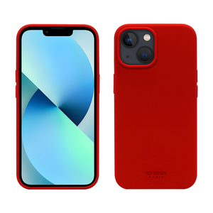COQUE SMOOTHIE RECYCLE SO SEVEN IPHONE 13  Rouge