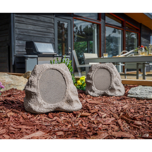 Enceinte d'extérieur solaire ROCK SPEAKER CONNECT Stone 