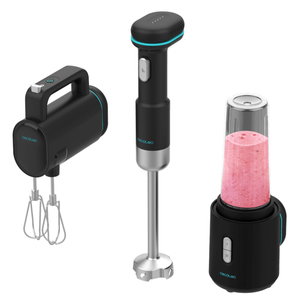 Mixeur sans fil Cecotec BlendGo Pack avec blender et batteur