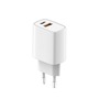 MyWay CHARGEUR SECTEUR GAN 20W USB-C + 18W USB-A BLANC