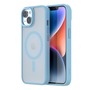 Qdos COQUE HYBRID SOFT AVEC SNAP  IPHONE 14 BLEU