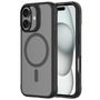 Qdos COQUE HYBRID DROP3M SOFT TOUCH OFG IPHONE 16 NOIR