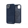 Njord NJORD COQUE MAGSAFE CUIR DE SAUMON IPHONE 14 PLUS BLEU