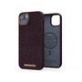 Njord NJORD COQUE MAGSAFE CUIR DE SAUMON IPHONE 14 PLUS VIOLET