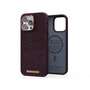 Njord NJORD COQUE MAGSAFE CUIR DE SAUMON IPHONE 14 PRO MAX VIOLET