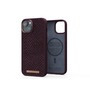 Njord NJORD COQUE MAGSAFE CUIR DE SAUMON IPHONE 14 VIOLET