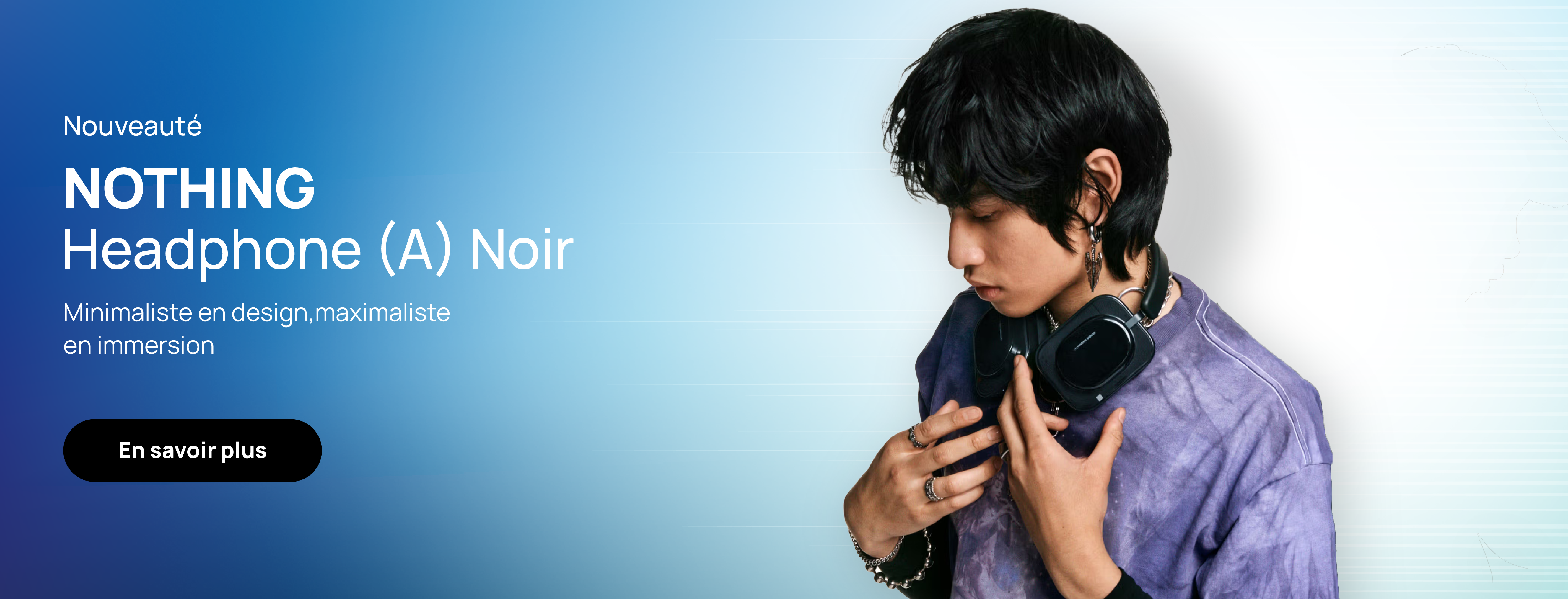 grande image Nothing Headphone (A) Noir